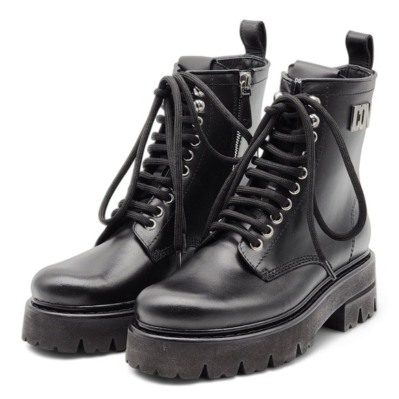 Dsquared2 Icon Clubbing Combat Boots Black 36 (6 US) $880 - Picture 2 of 8